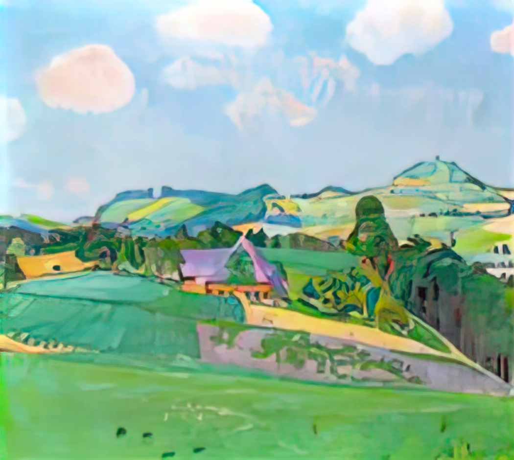 Cuno Amiet landscape near oschwand Art A4 Photo Print UK