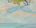 Cuno Amiet seelandschaft mit bergigem ufer 1907 Art A4 Photo Print