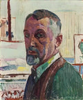 Cuno Amiet selbstbildnis im atelier 1920 Art A4 Photo Print