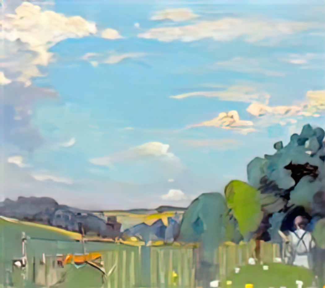 Cuno Amiet sommerlandschaft 1938 Art A4 Photo Print