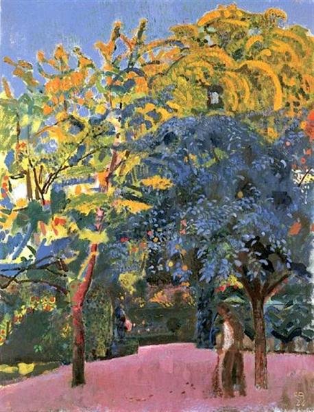 Cuno Amiet spring sun 1924 A4 Photo Print