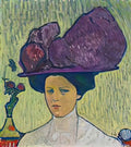 Cuno Amiet the violet hat 1907 Art A4 Photo Print