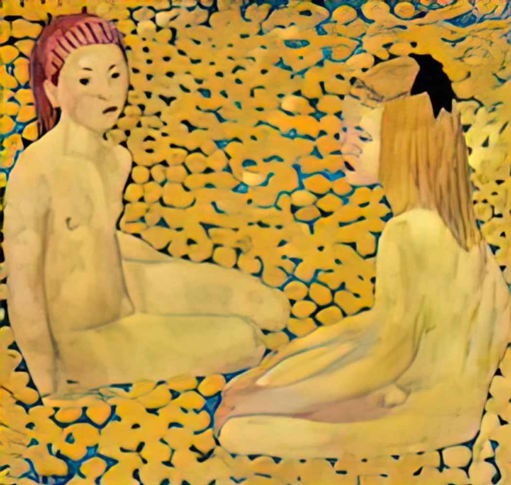 Cuno Amiet the yellow girls 1931 Art A4 Photo Print UK