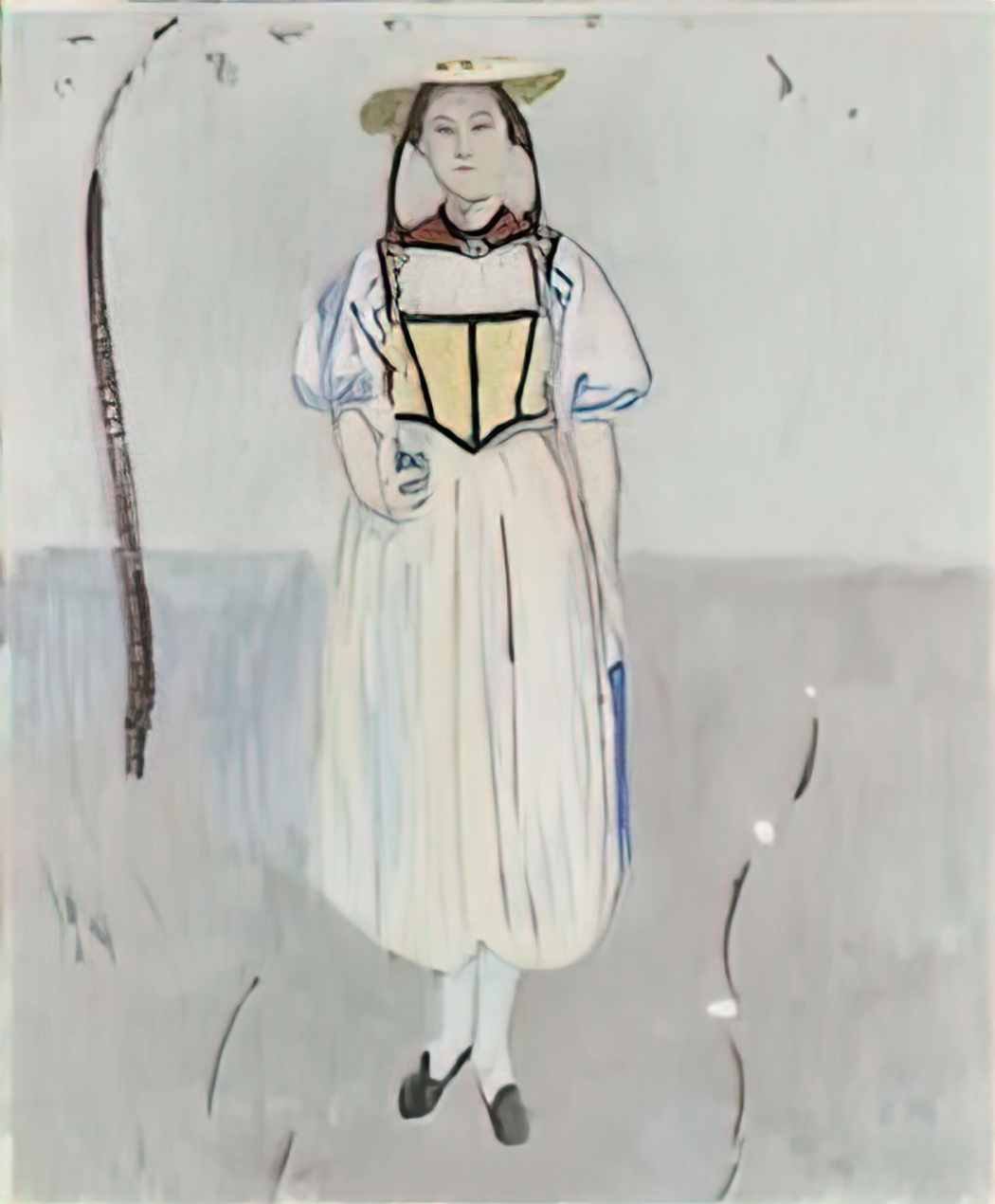 Cuno Amiet trachtenm dchen 1925 Art A4 Photo Print