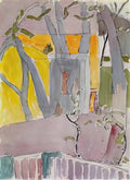 Cuno Amiet view of the garden 1950 Art A4 Photo Print