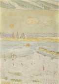 Cuno Amiet winter landscape Art A4 Photo Print