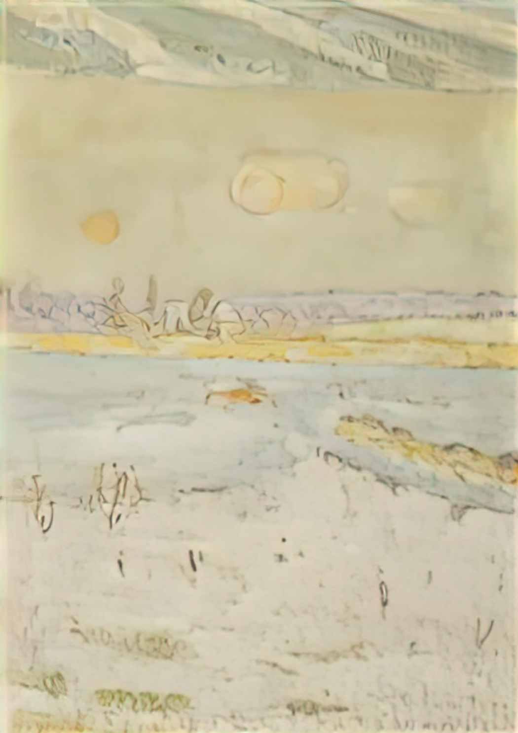 Cuno Amiet winter landscape Art A4 Photo Print UK