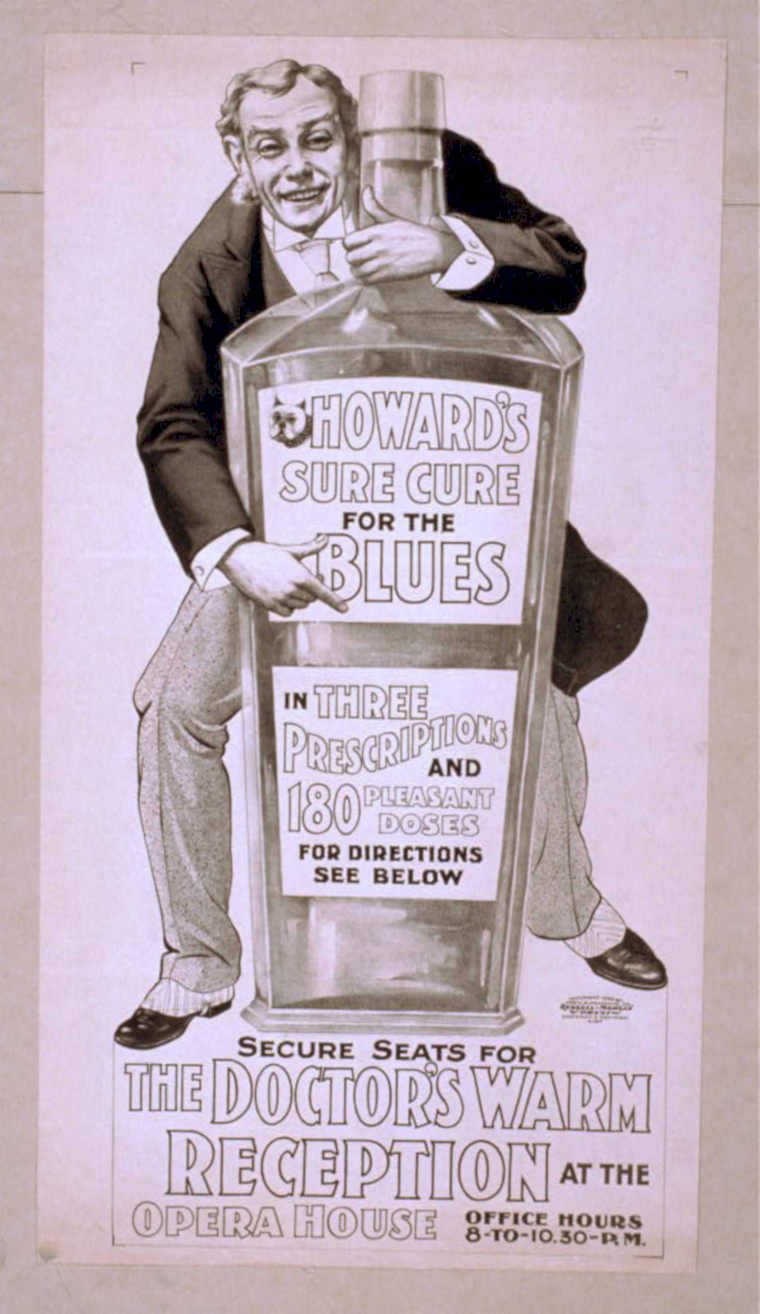 Cure Blues Opera Vintage Retro Advert Poster A4 Photo Print