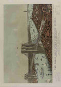 Currier & Ives Print c1892 Brooklyn Bridge A4 Photo Print