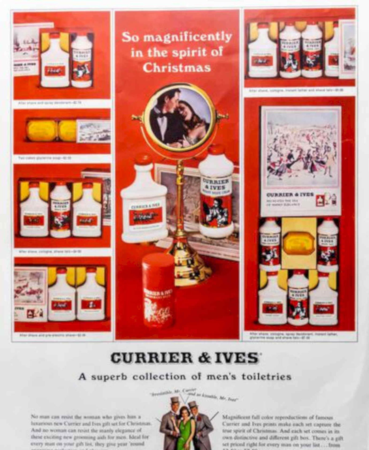 Curryer Ives Collection Vintage Retro Advert Poster A4 Photo Print