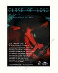 Curse Lono Tour Vintage Retro Advert Poster A4 Photo Print