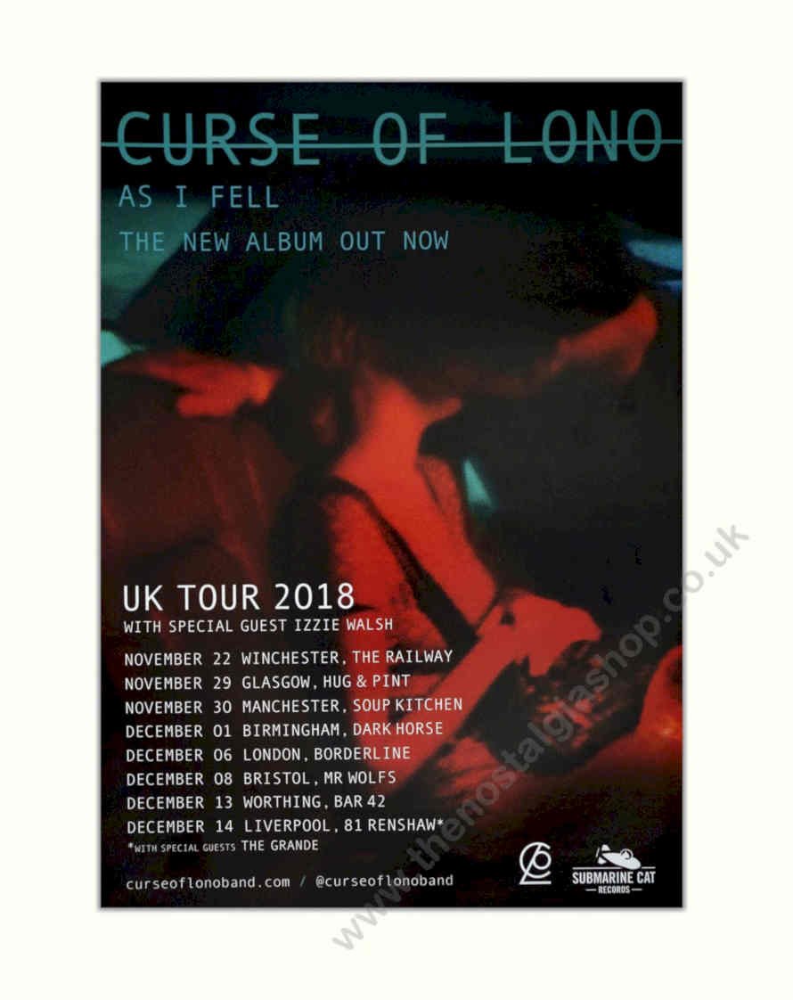 Curse Lono Tour Vintage Retro Advert Poster A4 Photo Print