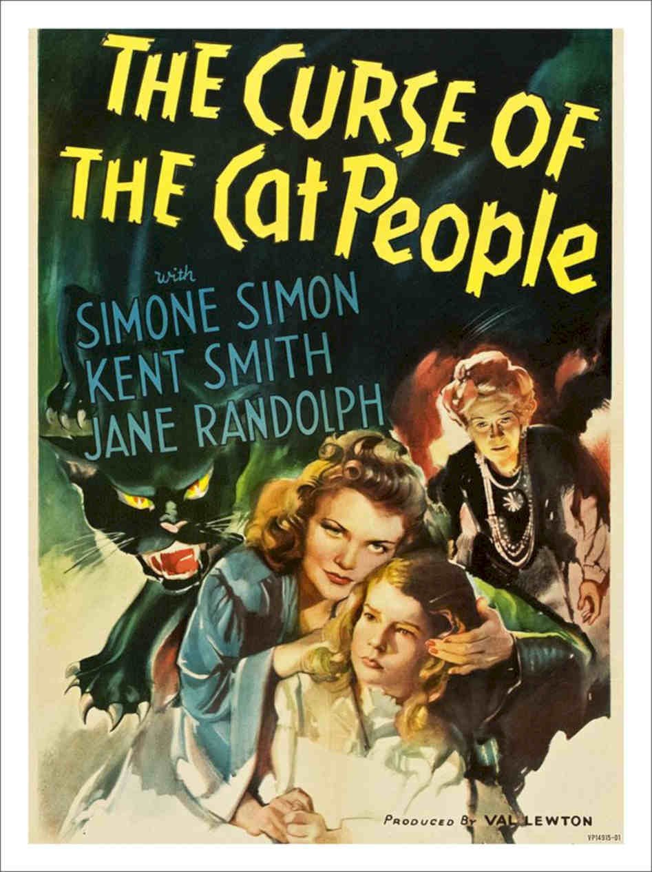 Curse Of Cat People Vintage Retro Advert Poster A4 Photo Print