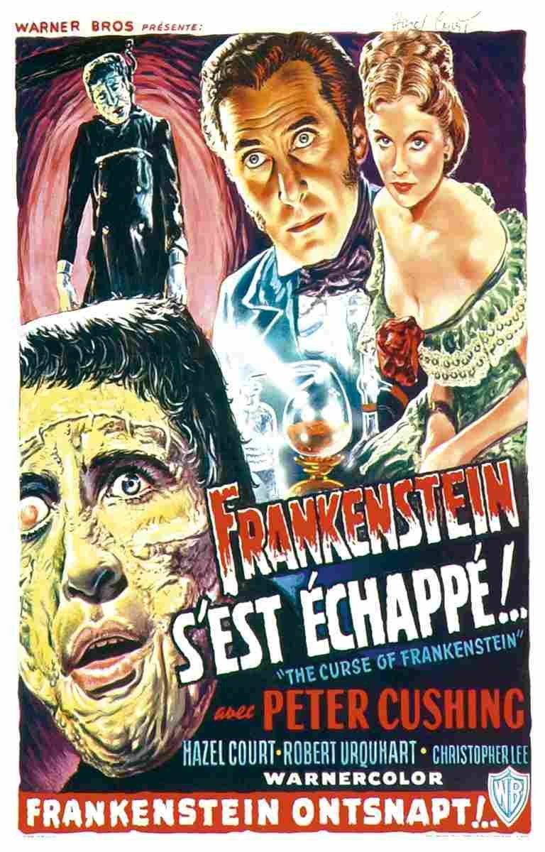Curse of Frankenstein 06  film star poster A4 Photo Print