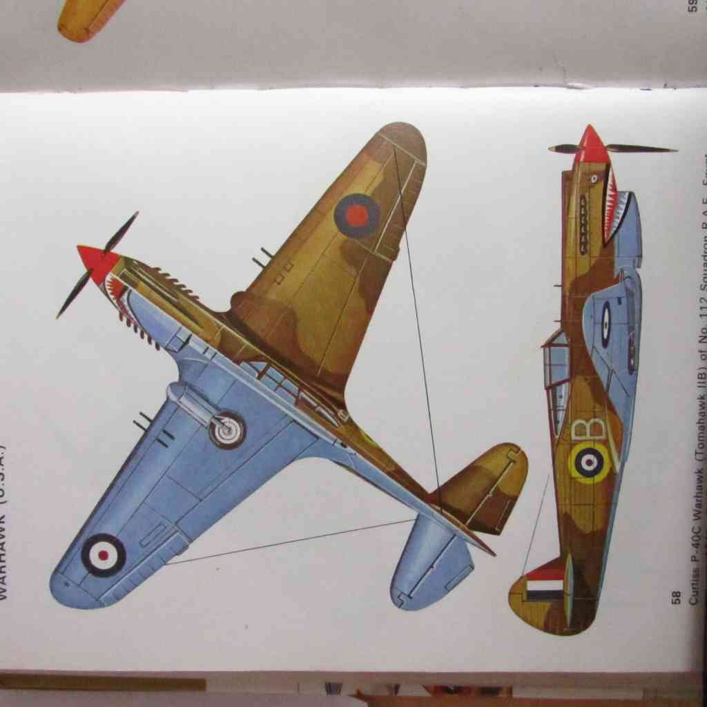 Curtiss P 40C WarhawkTomahawk IIB USA 1941 A4 Photo Print
