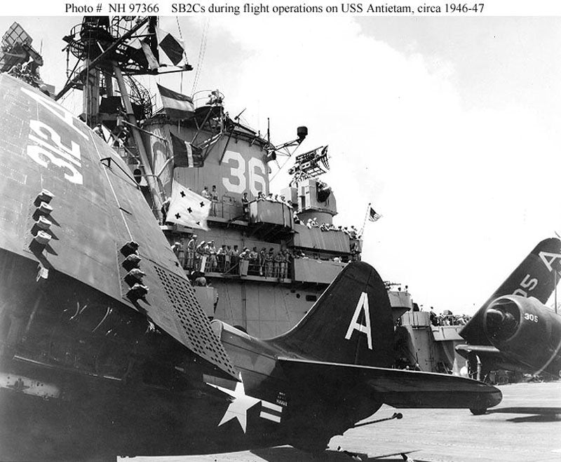 Curtiss Sb2c Helldiver 10 Military A4 Photo Print