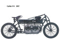 Curtiss V8 1907 motorbike A4 Photo Print