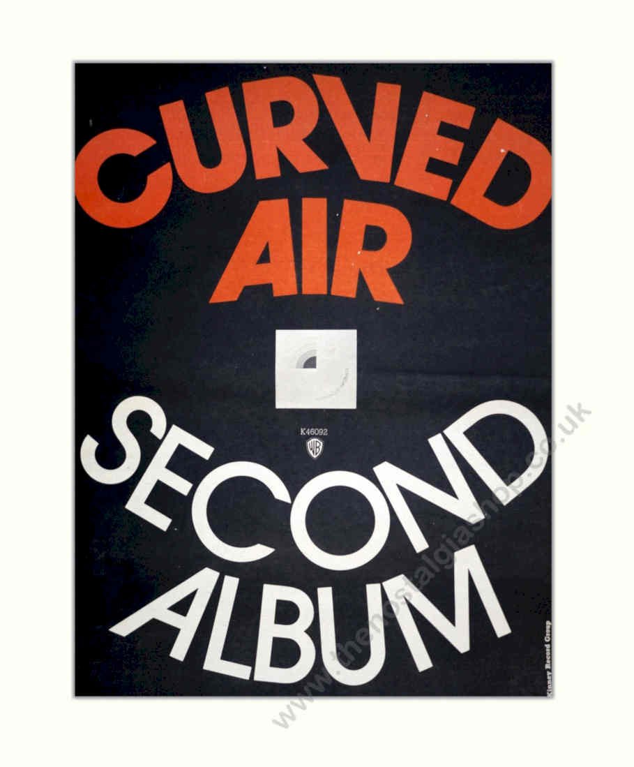 Curved Air Second Vintage Retro Advert Poster A4 Photo Print