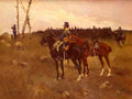 Cusachs Jose Cusachs Y Soldiers On Horseback A4 Photo Print