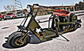 Cushman Airbourne motorbike A4 Photo Print