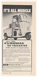 Cushman Truckster Muscle Vintage Retro Advert Ads A4 Photo Print
