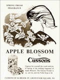 Cussons Apple Blossom Vintage Retro Advert Poster A4 Photo Print