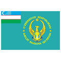 Custom Uzbekistan Flag N3121 A4 Photo Print
