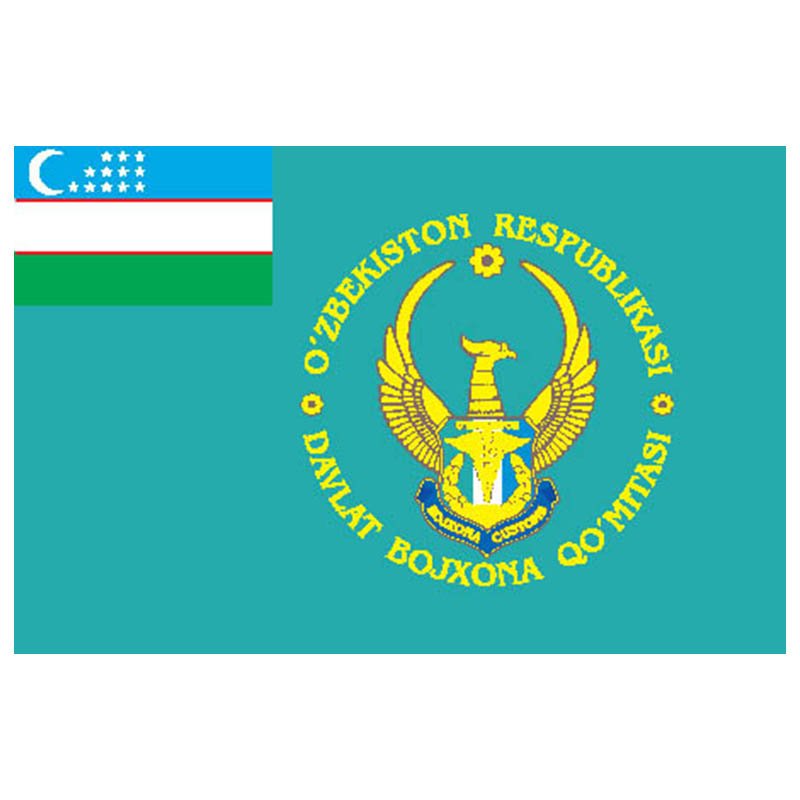 Custom Uzbekistan Flag N3121 A4 Photo Print