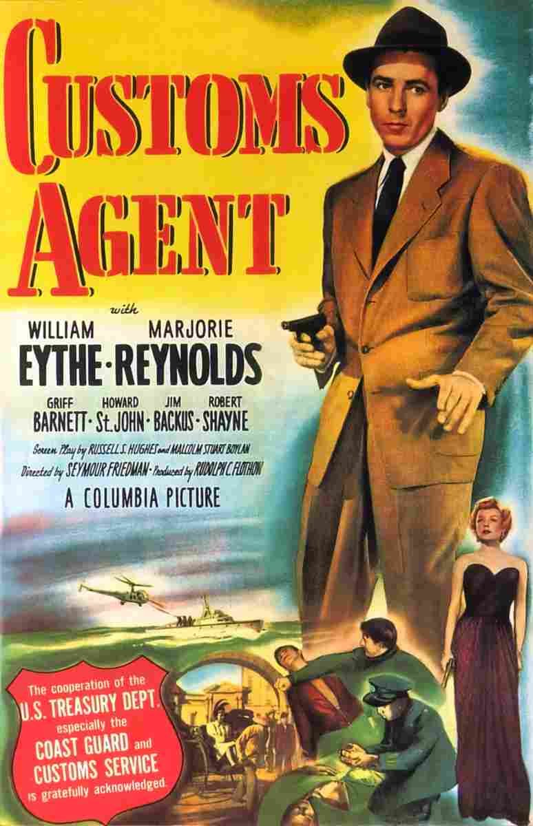 Customs Agent 01  film star poster A4 Photo Print