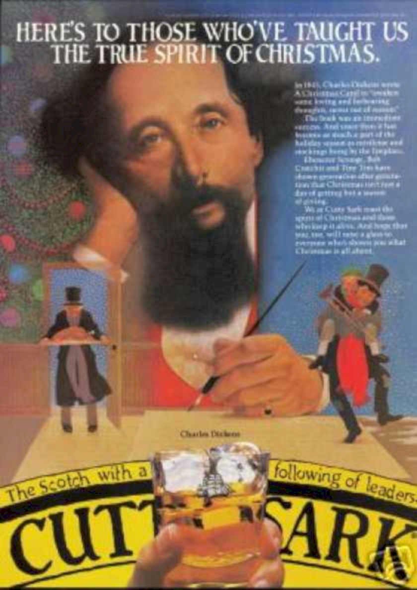 Cut Shark Dickens Vintage Retro Advert Ads A4 Photo Print
