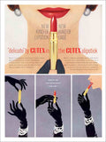 Cutex Lipstick 1960 Vintage Retro Advert Poster A4 Photo Print