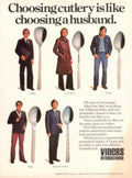 Cutlery Husbands Viners 1970s Vintage Retro Advert