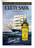 Cutty Sark Scotch 2 Vintage Retro Advert Ads A4 Photo Print