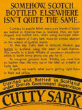 Cutty Sark Scotch Vintage Retro Advert Ads A4 Photo Print