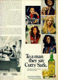 Cutty Sark Whiskey Vintage Retro Advert Ads A4 Photo Print