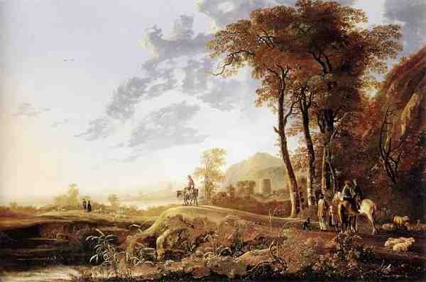 Cuyp Aelbert 59Evening A4 Photo Print