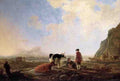 Cuyp Aelbert Herdsmen With Cows A4 Photo Print