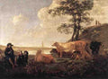 Cuyp Aelbert Landscape Near Rhenen A4 Photo Print