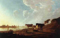 Cuyp Aelbert River Scene With Milking Woman A4 Photo Print