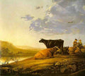Cuyp Aelbert Young Herdsman With Cows A4 Photo Print