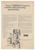 Cybernet Data Center Vintage Retro Advert Ads A4 Photo Print
