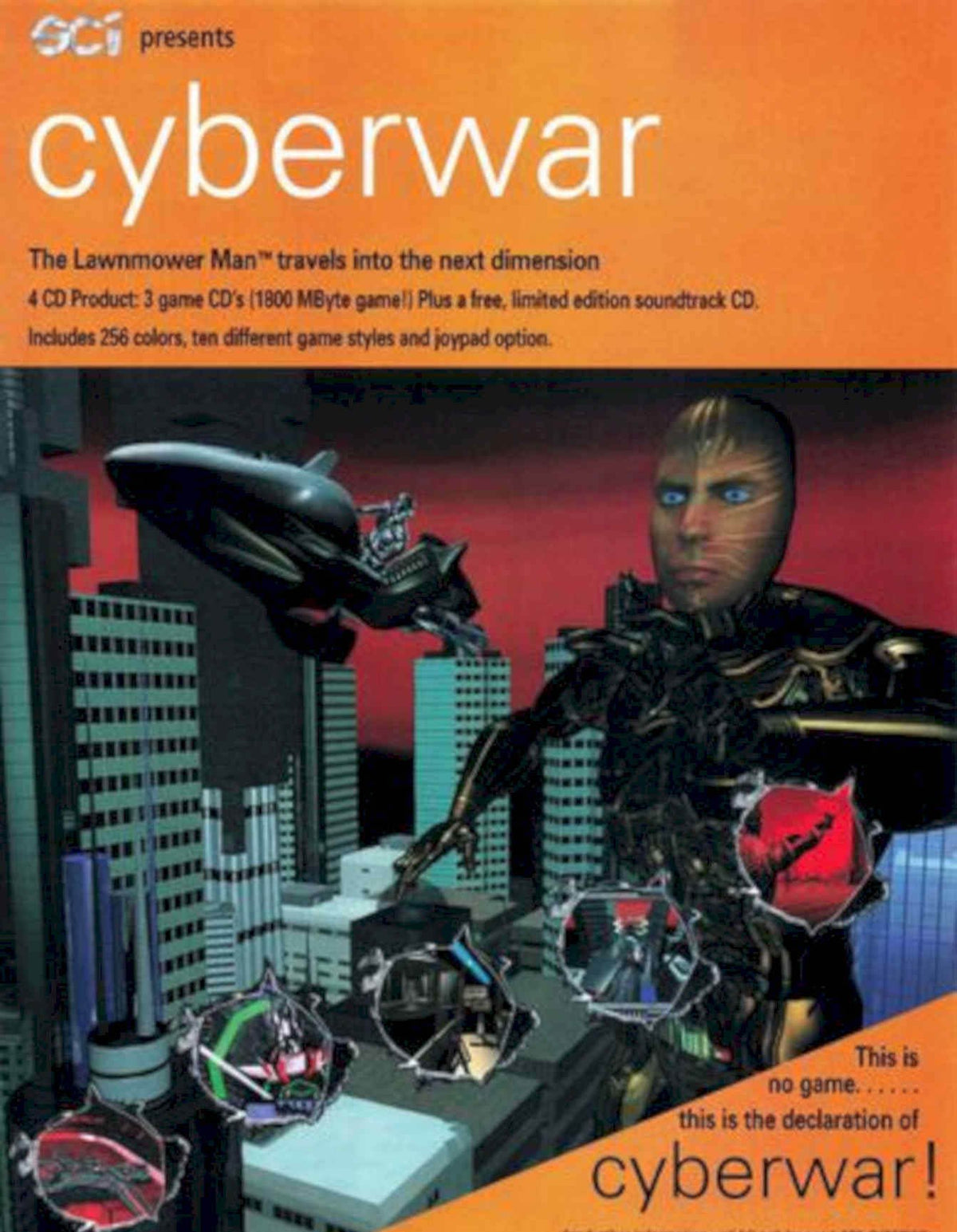 Cyberwar Robot City Vintage Retro Advert Poster A4 Photo Print