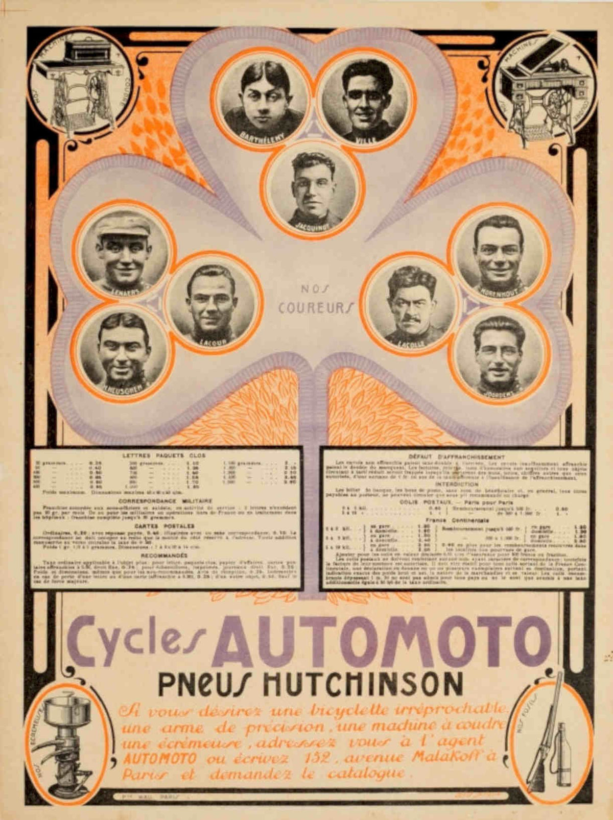 Cycles Automoto Racers Vintage Retro Advert Poster A4 Photo Print