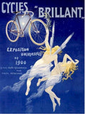 Cycles Brillant Exposition Vintage Retro Advert Ads A4 Photo Print