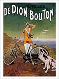 Cycles De Dion Bouton Fournery 1920s Vintage Retro Advert Poster A4 Photo Print