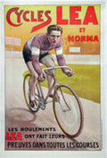 Cycles Lea Bicycle Vintage Retro Advert Poster A4 Photo Print
