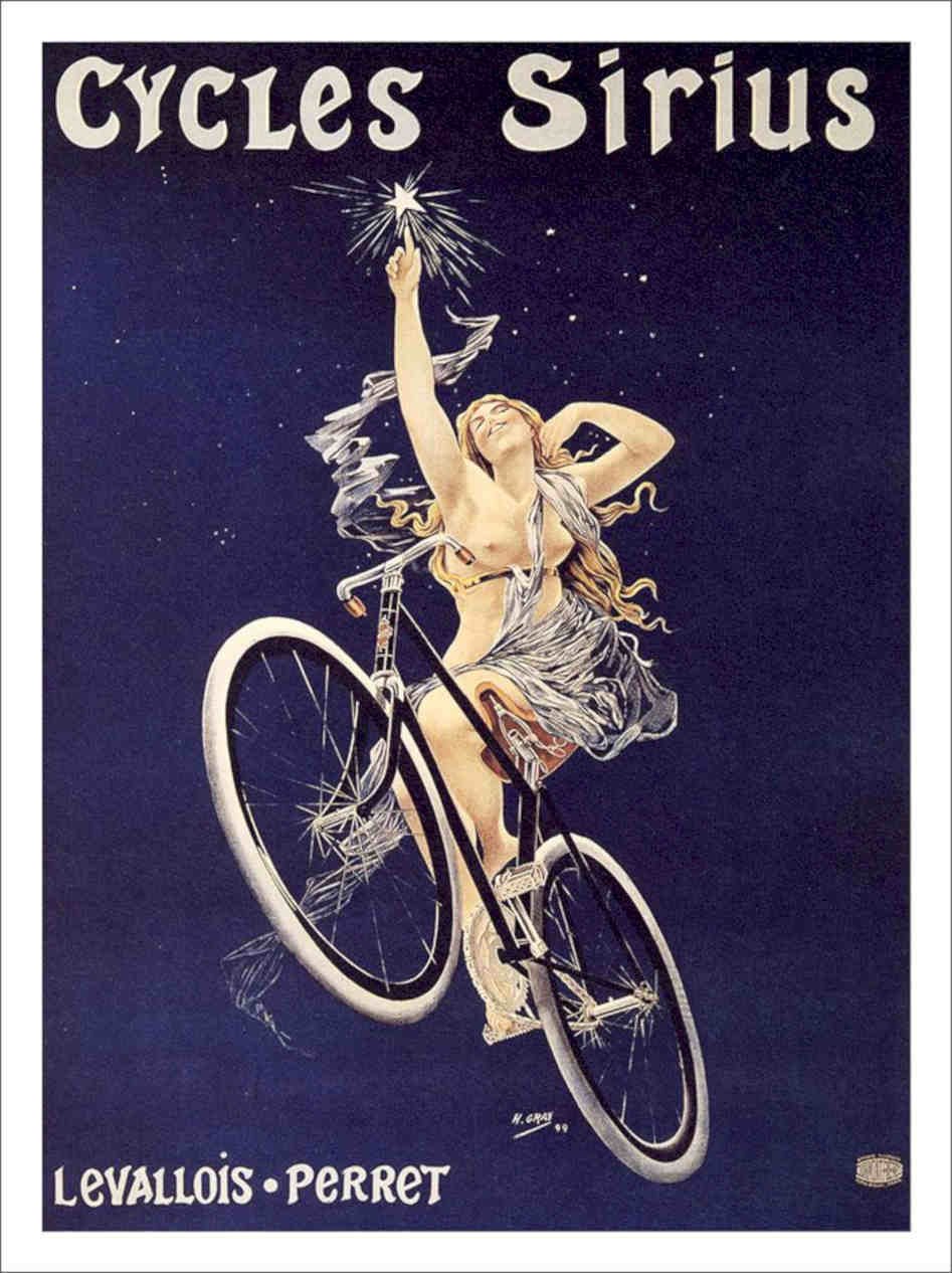 Cycles Sirius Henri Gray 1899 Vintage Retro Advert Poster A4 Photo Print