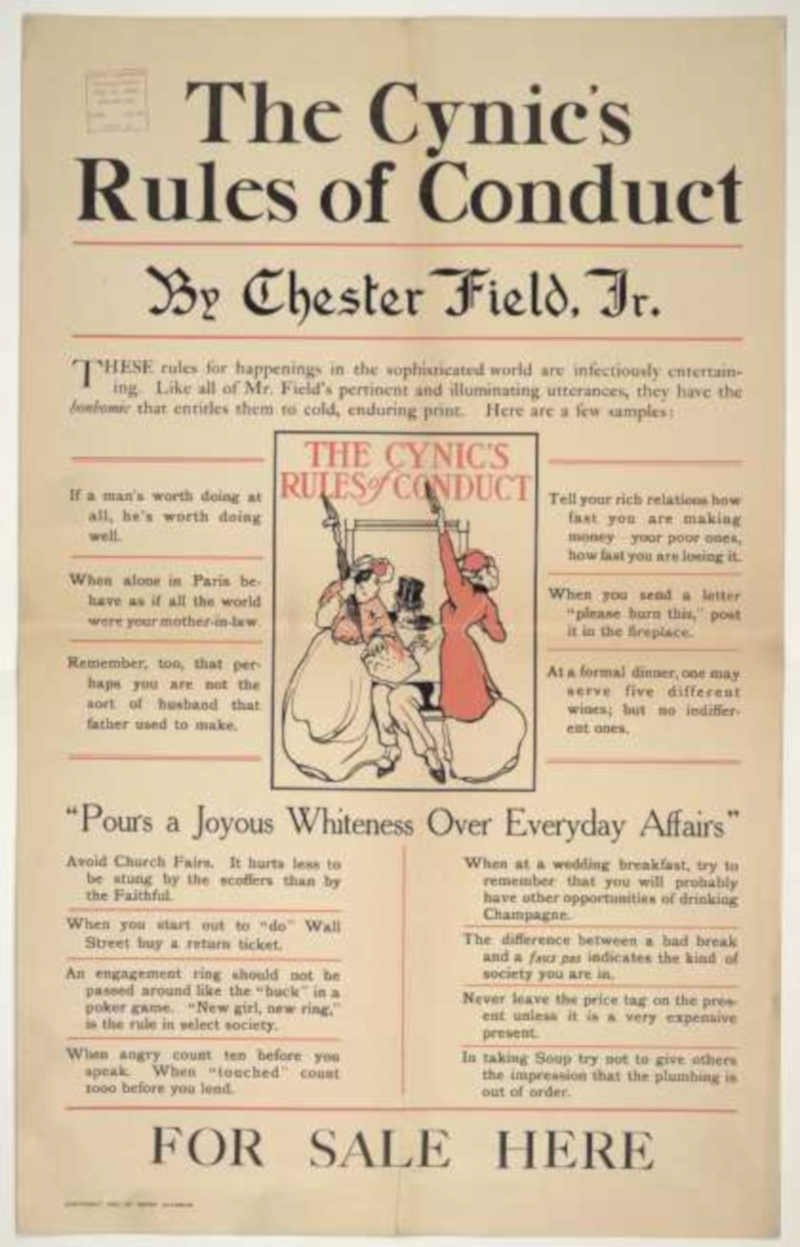 Cynic Rules Key Vintage Retro Advert Ads A4 Photo Print