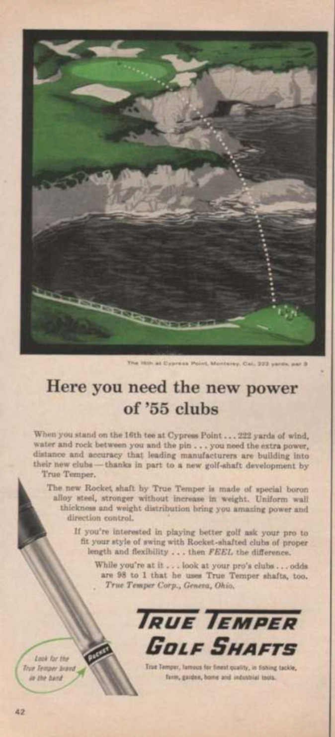 Cypress Point Shafts Vintage Retro Advert Ads A4 Photo Print