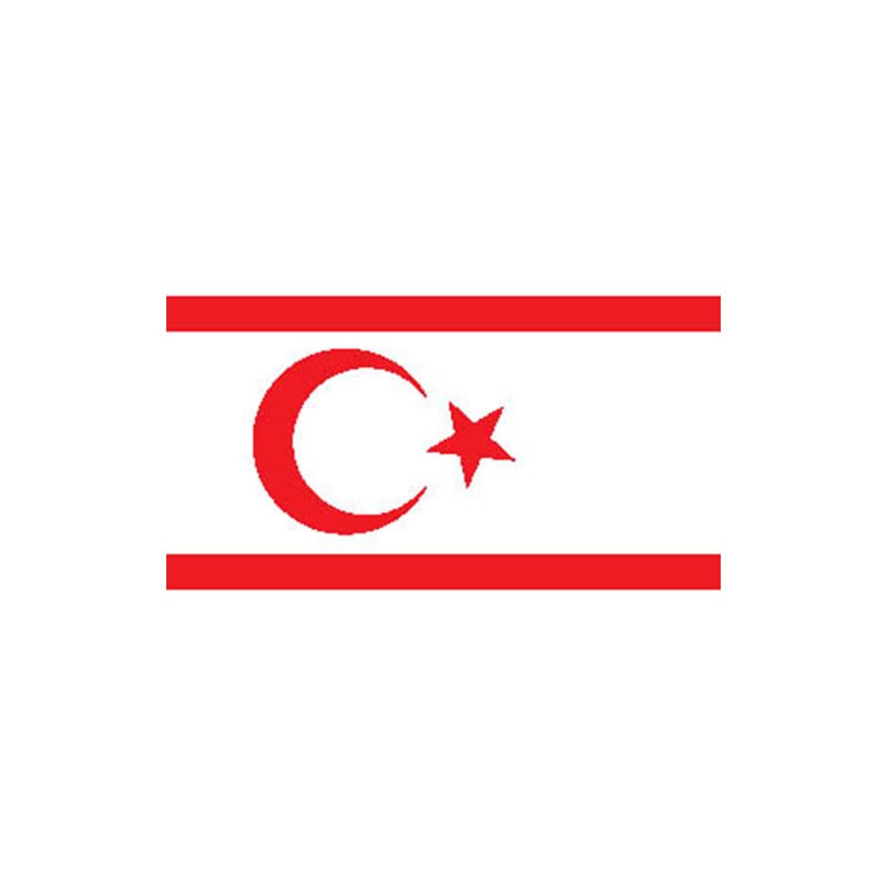 Cyprusnorthern Flag N5106 A4 Photo Print